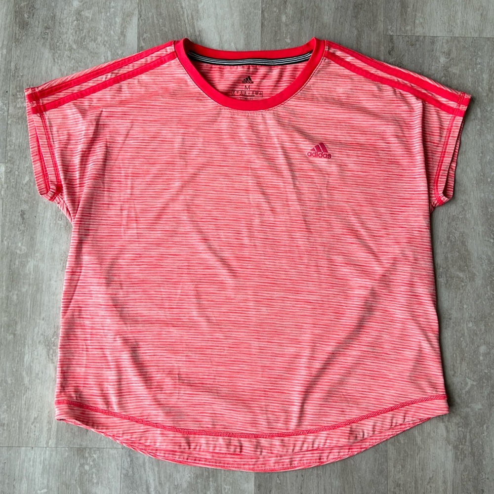 Adidas Climalite Retro Style Cropped Tee